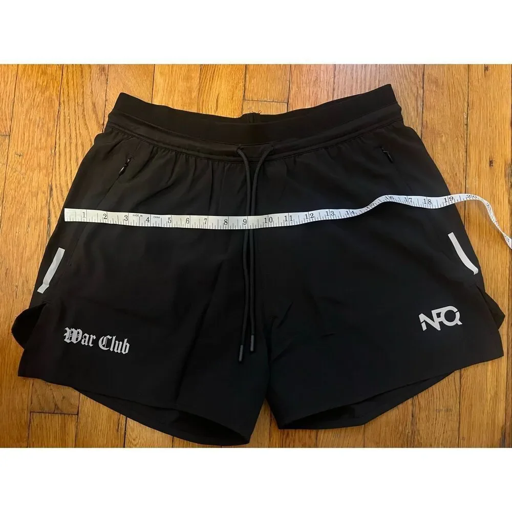 NFQ x War Club Covert Sprint Shorts – Black – Tactical Training Collab – NWT